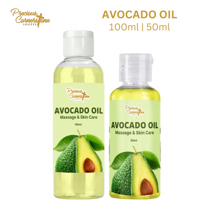 PCS AVOCADO OIL 100 Pure Organic for Massage and Skin Care Oil 100ml