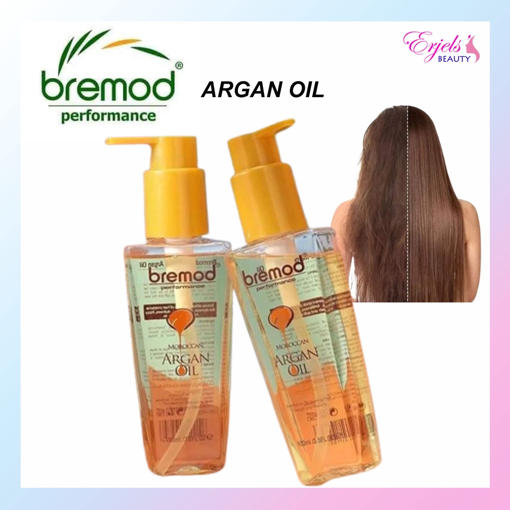 BREMOD Hair Serum Vitamin E Argan Oil Serum good for Dry, Frizzy, Newly rebonding hair 100ml