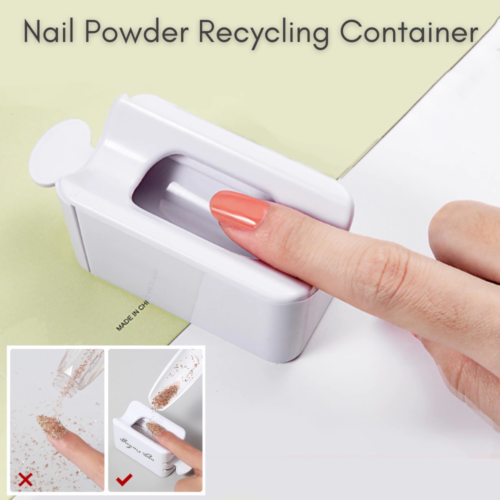 FDVU | Double Layer Dip Powder Recycling System for Nail Powder Sequins ...