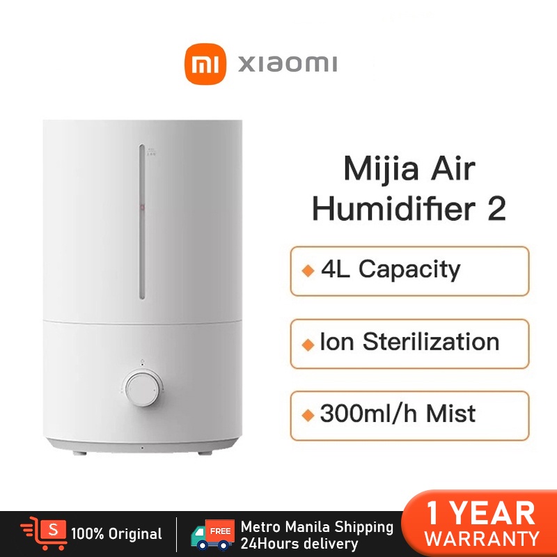 Xiaomi Mijia Humidifier 2 Air Humidifier 4L Water Tank 99.9% Silver Lon ...