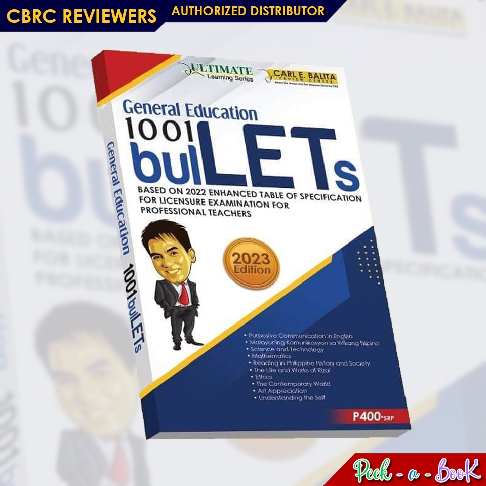 CBRC BulLETs 2023 Edition (General Education) | Shopee Philippines