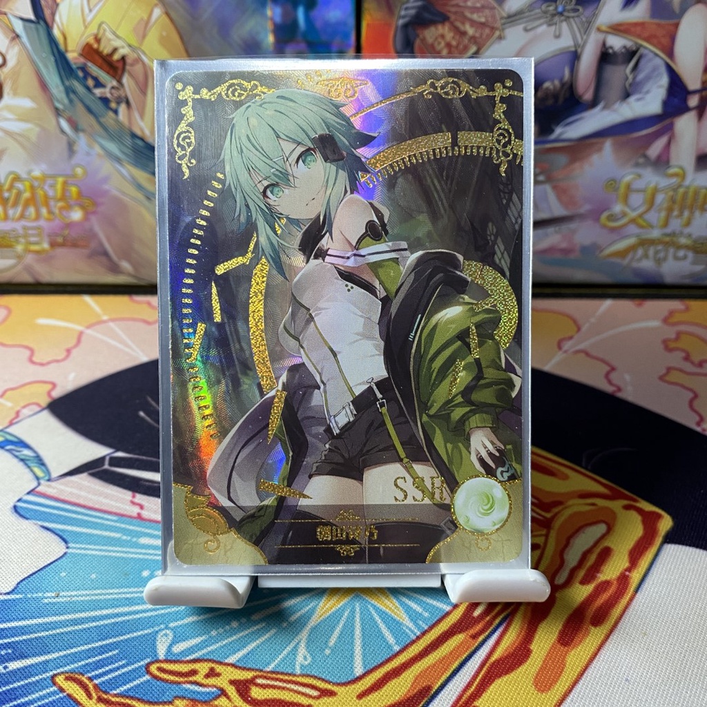 SSR Sinon from Sword Art Online - Goddess Story TCG Anime Waifu ...