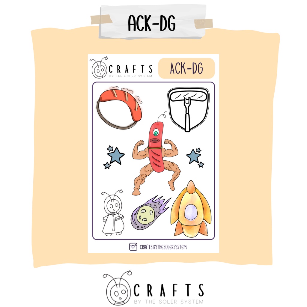 CSS Pad / CSS Alien Stickers / Waterproof Kiss-Cut Stickers | Shopee ...