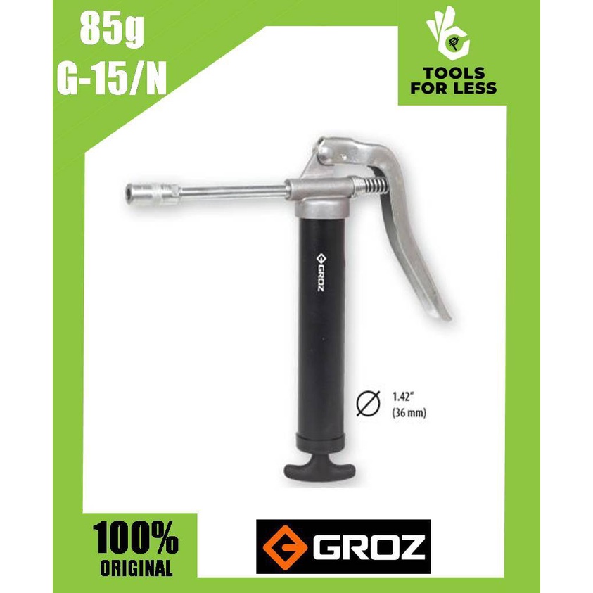 Groz Mini Pistol Grease Gun 85g ModelG15/N Shopee Philippines