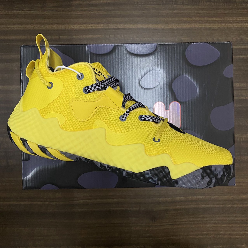 EASYRUN UA Shoes Harden Vol 6 Yellow Lowcut Basketball Shoes Casual Men