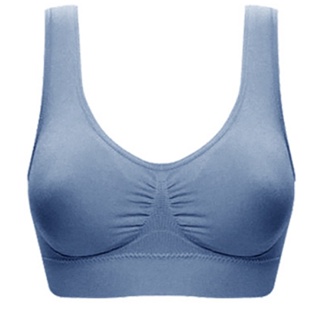 Sports Bra Seamless Women Underwear Padded Breathable Full Cup Push up Soft  Bras