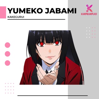 Poster Adesivo Anime Kakegurui Yumeko Jabami - Cogumelo Corp