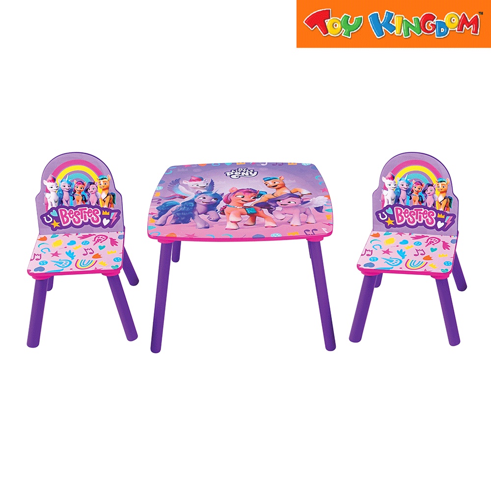 My little pony table and chair set hot sale