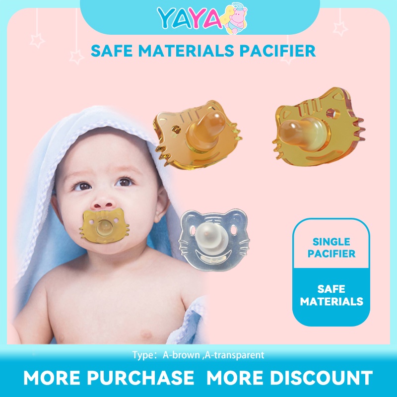 【Ready Stock】 Baby full silicone nano pacifier sleep type pacifier