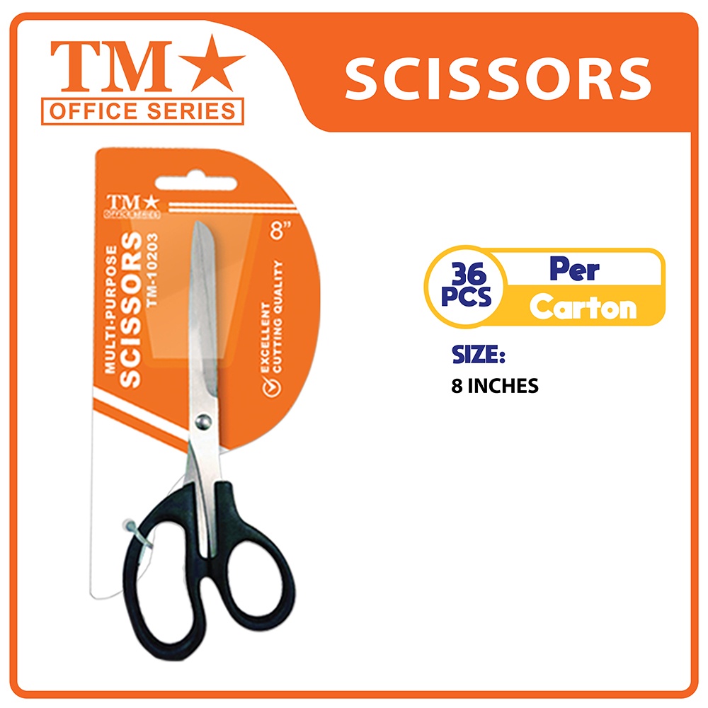 TM 36 pcs Multipurpose Scissors 8 Inches (TM-10203) | Shopee Philippines