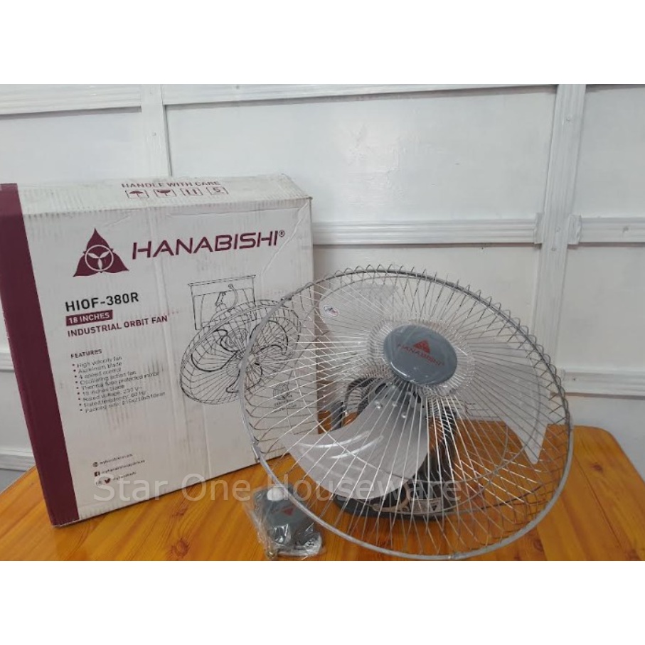 HANABISHI INDUSTRIAL ORBIT FAN / CEILING FAN / ELECTRIC FAN / 18 INCHES