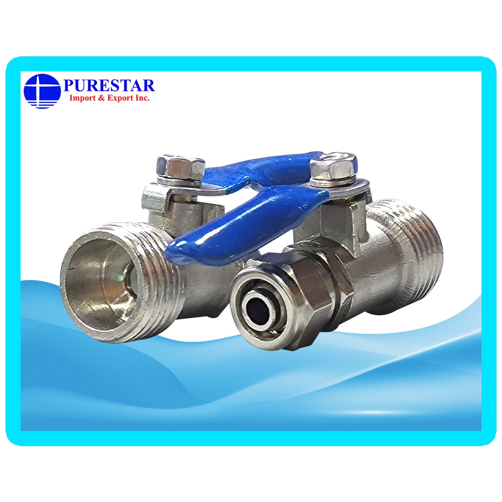 Feed Water Valve 1/2" Thread x (3/8" 1/4") Shopee Philippines