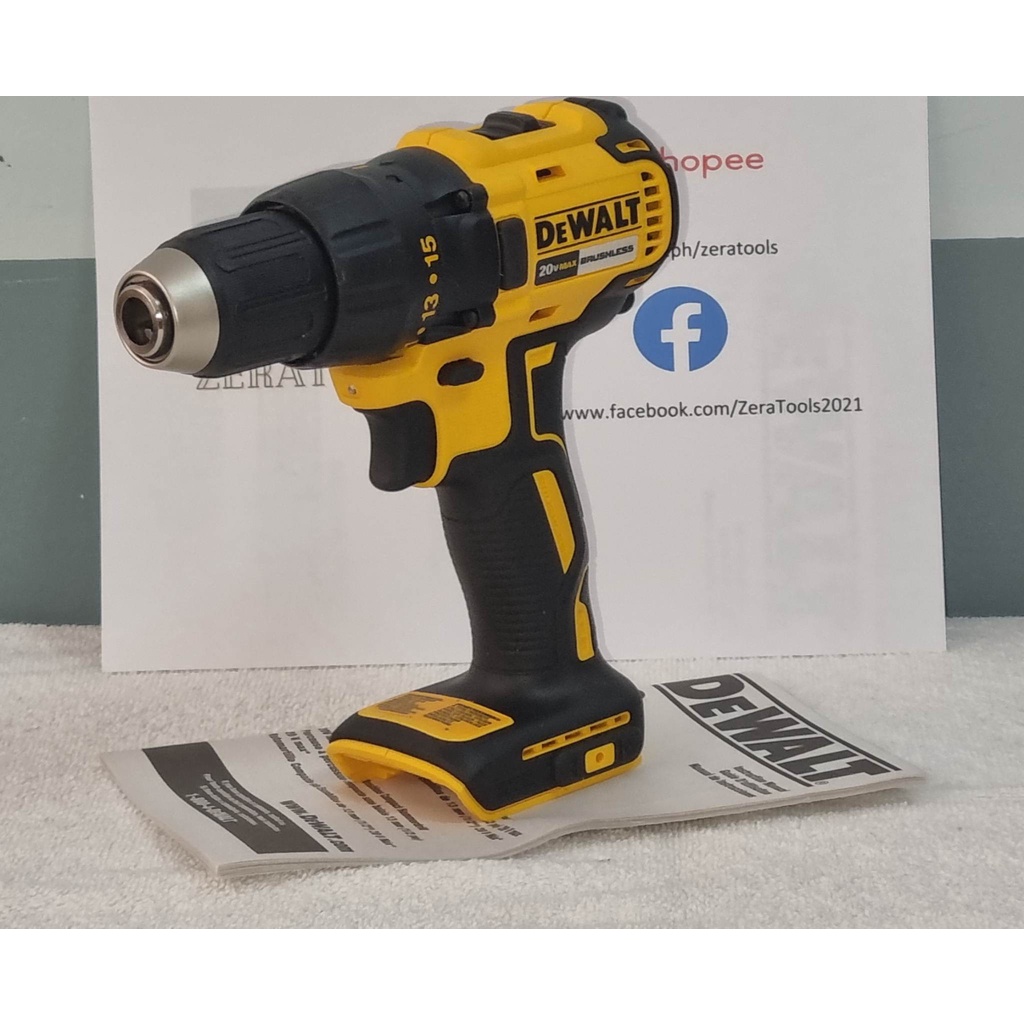 DEWALT 20V Brushless MAX Cordless Drill, 1/2Inch, Tool Only Shopee