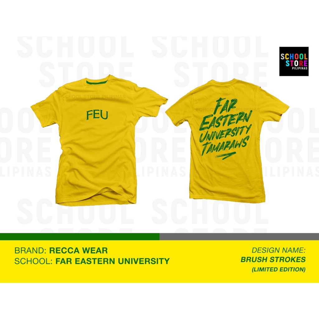 FEU Brush Strokes (Limited Edition Shirts) - Far Eastern University ...