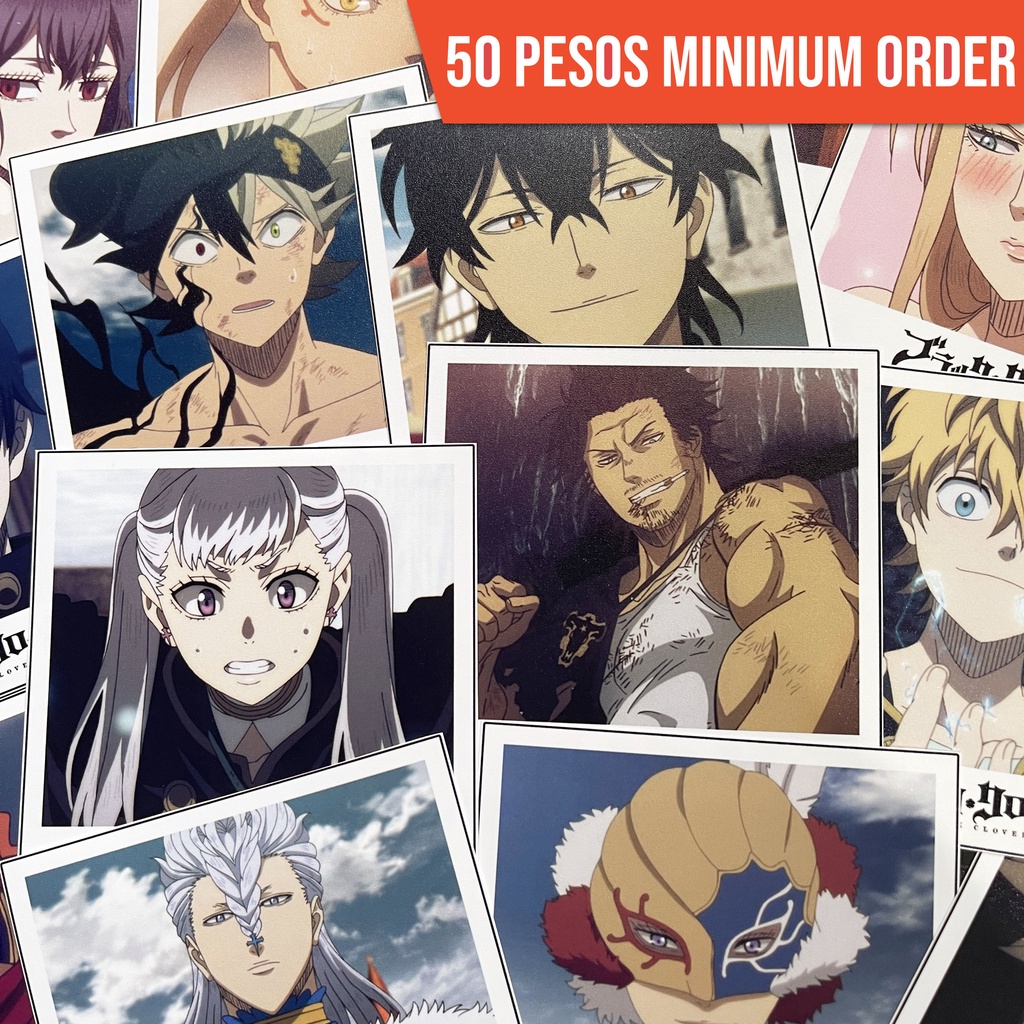 Black Clover Anime Square Prints | Shopee Philippines