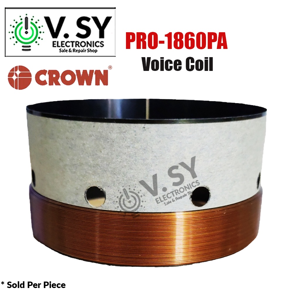 Crown PRO1860PA Speaker Voice Coil pro1860pa pro1860 Shopee Philippines
