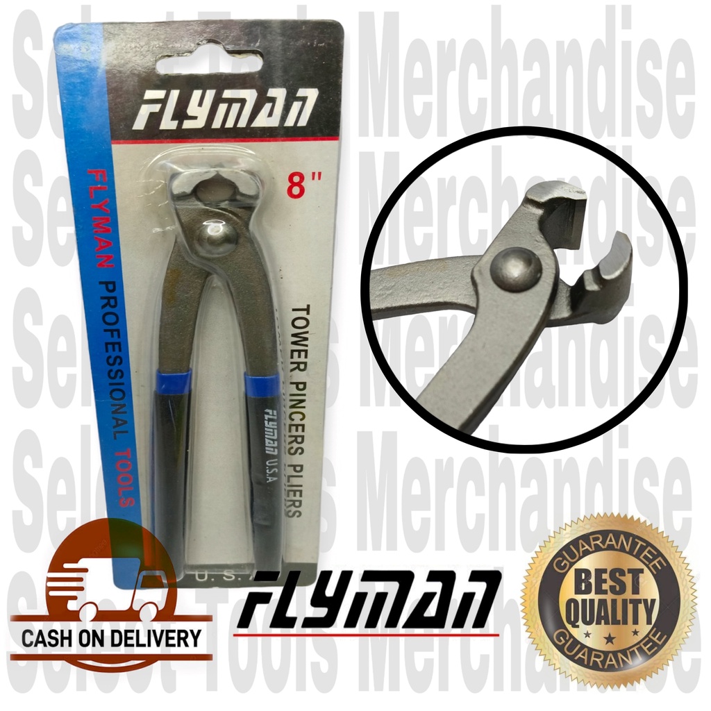 FLYMAN ORIGINAL TOWER PINCERS PLIER 8 INCHES | Shopee Philippines