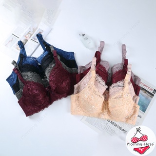 Soft cotton cups before the zipper in the elderly underwear breathable  women without steel ring tank top lace large size bra