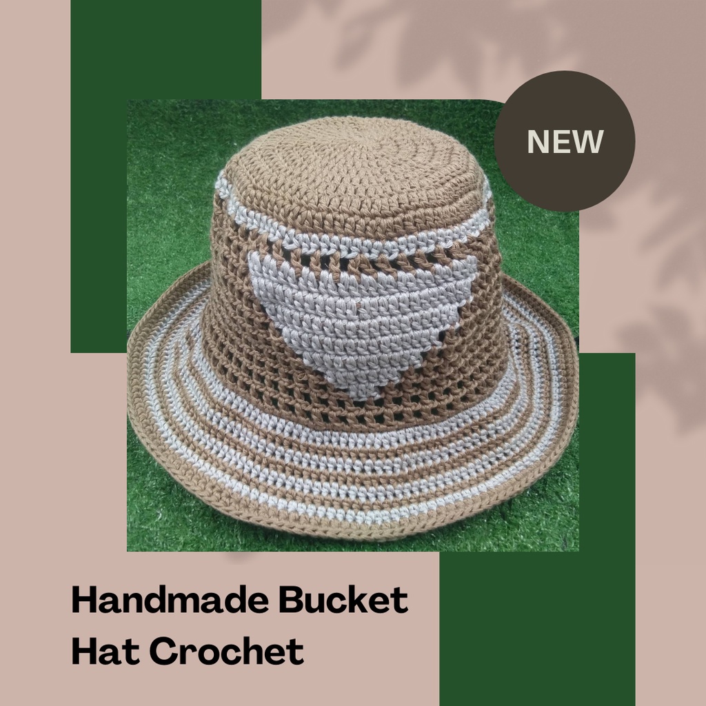 Handmade Bucket Hat Crochet Shopee Philippines