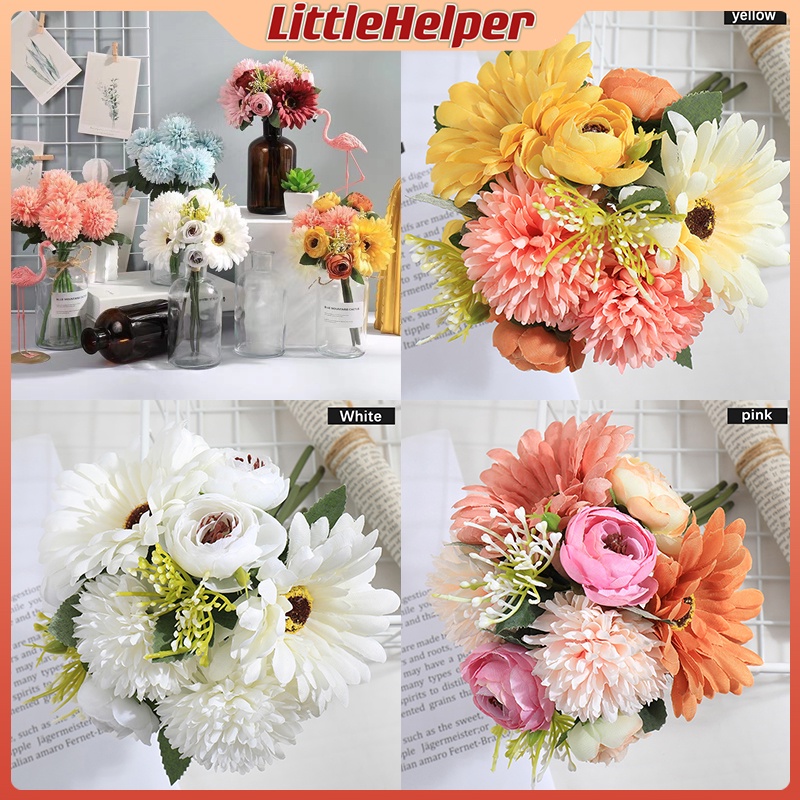 Artificial Chrysanthemum Flowers Valentine's Fake Flower DIY Party