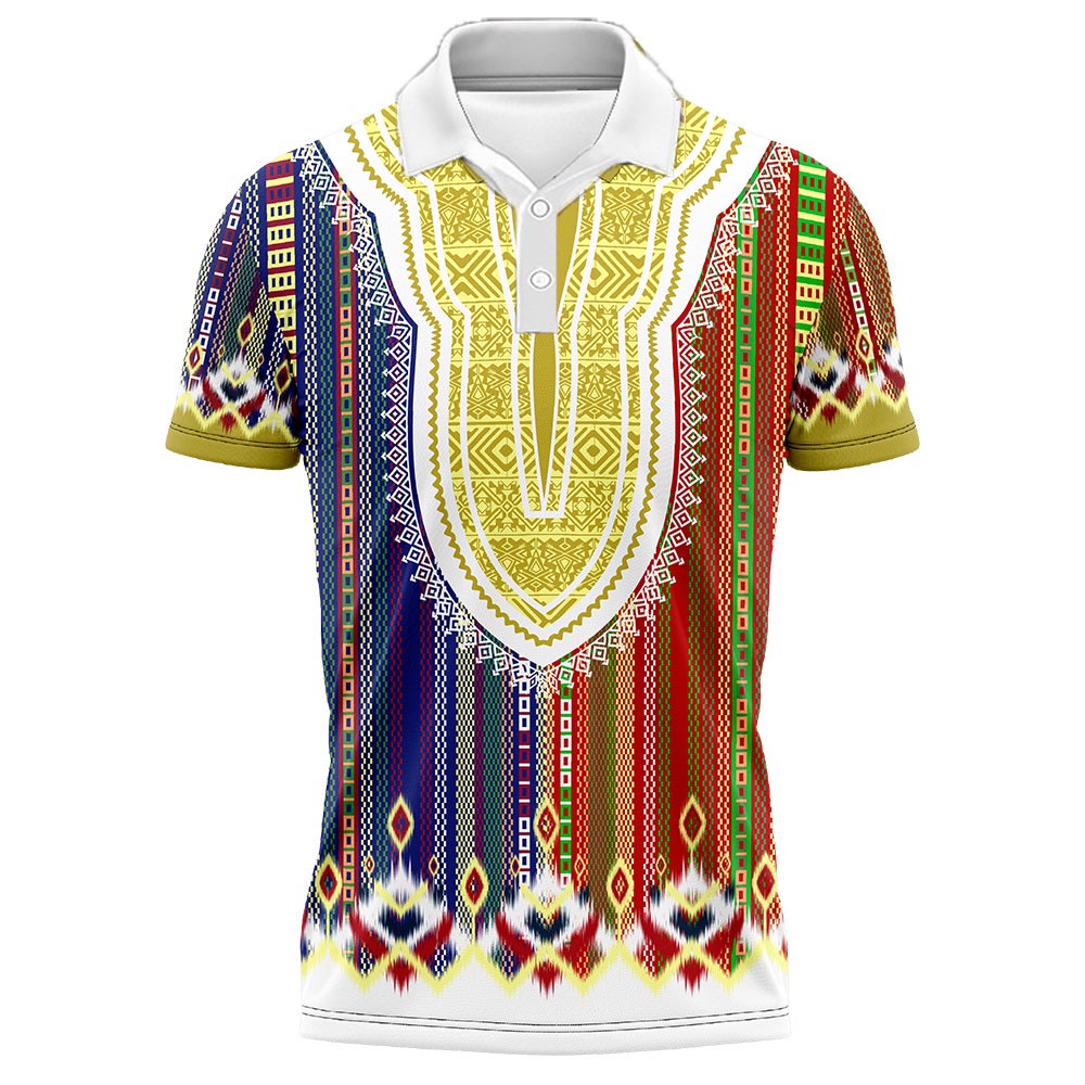 Philippine national/tribal style button polo shirt | Shopee Philippines