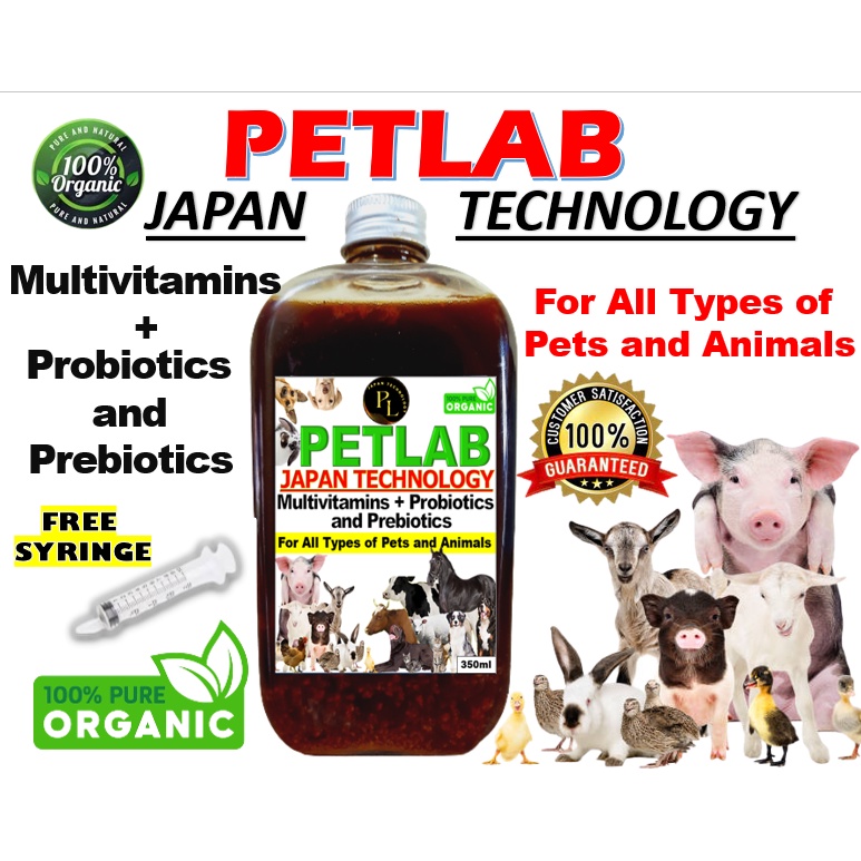 PROBIOTICS AND PREBIOTICS AND MULTIVITAMINS, PETLAB JAPAN TECHNOLOGY ...