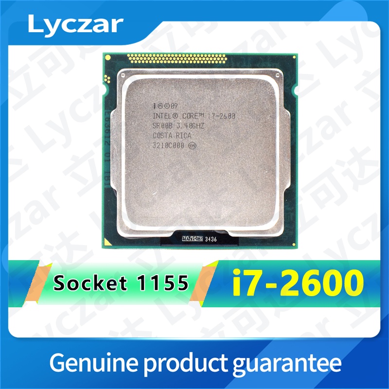Intel Core i7 2600 Processor LGA 1155 3.4GHz 8M Cache QuadCore 95W Lyczar Desktop CPU Shopee