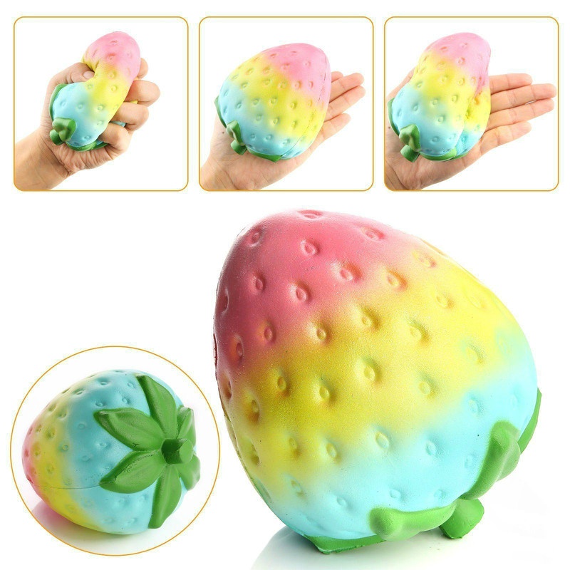 12CM Jumbo Strawberry Squishy Super Slow Rising toy | Shopee Philippines