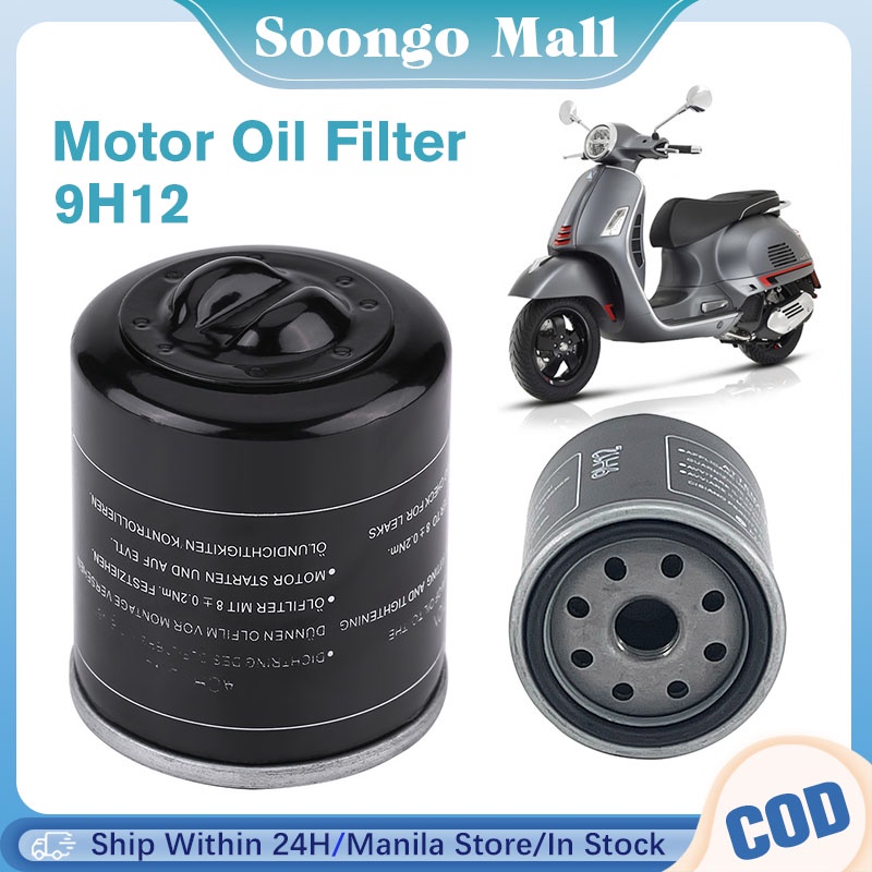 Motorcycle Oil Filter Piaggio Vespa 125 150 200 250 X7 X8 X9 GT Motor ...