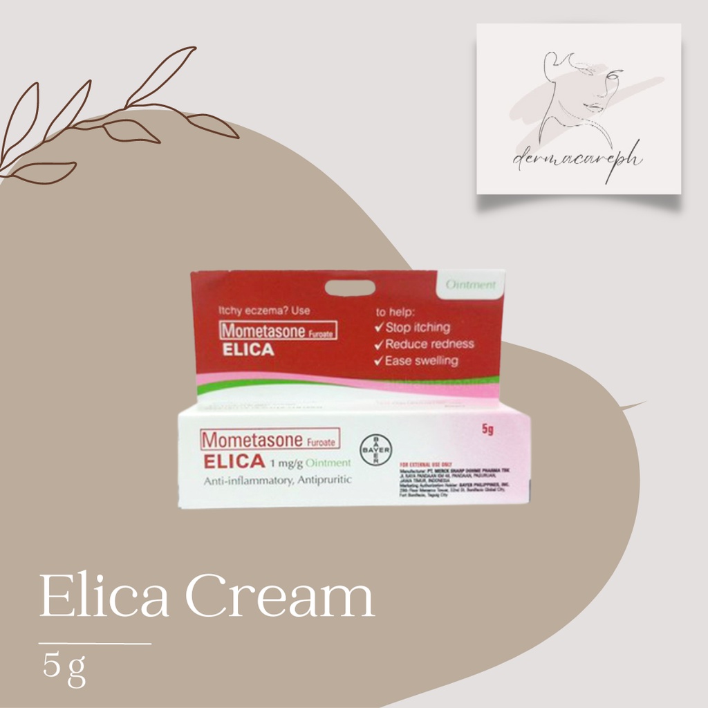 Elica Cream Mometasone 5 Grams [1 piece] | Shopee Philippines