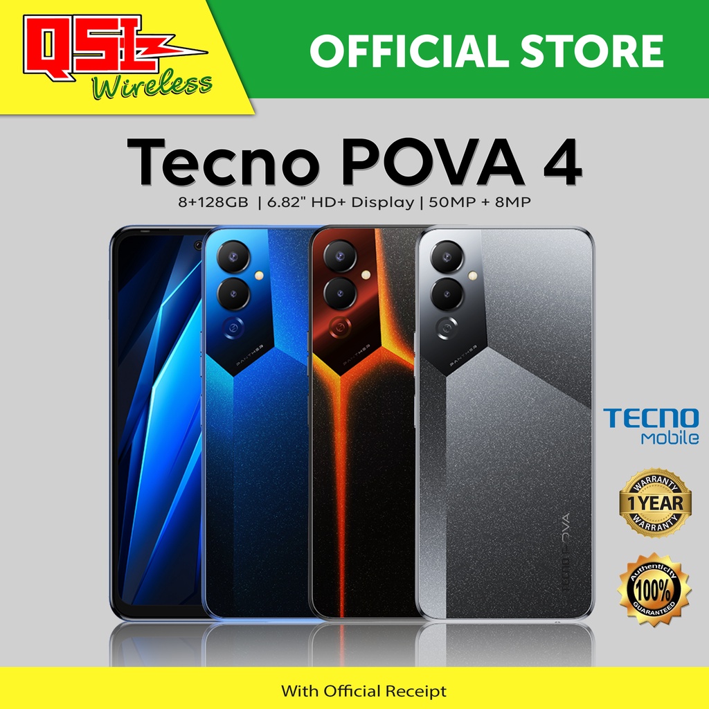 Tecno POVA 4 - 8+128gb | Shopee Philippines
