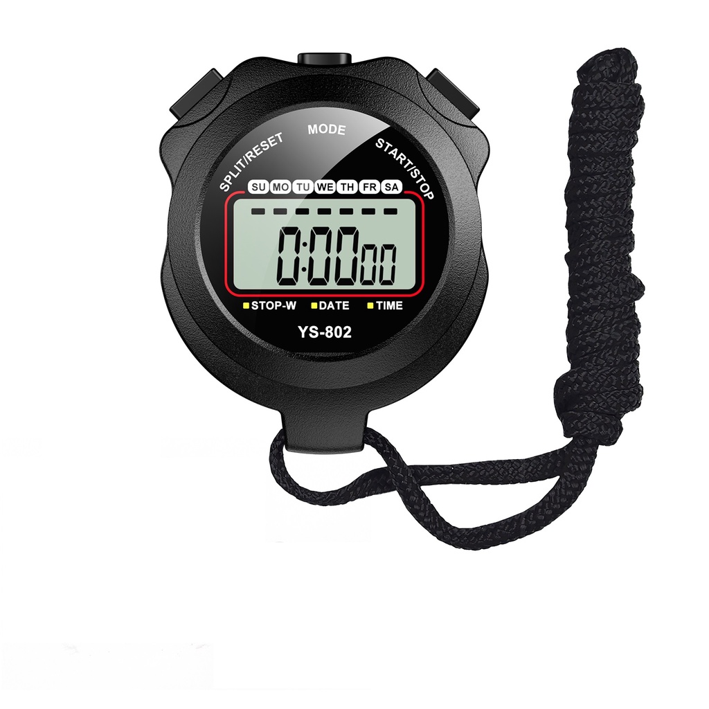 Single track electronic stopwatch timer competition track and field