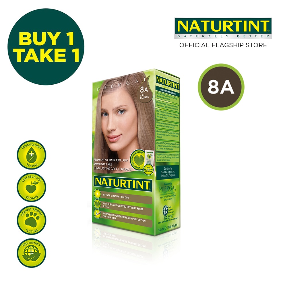 Naturtint Natural Permanent Hair Color 8A Ash Blonde Buy 1 Take 1