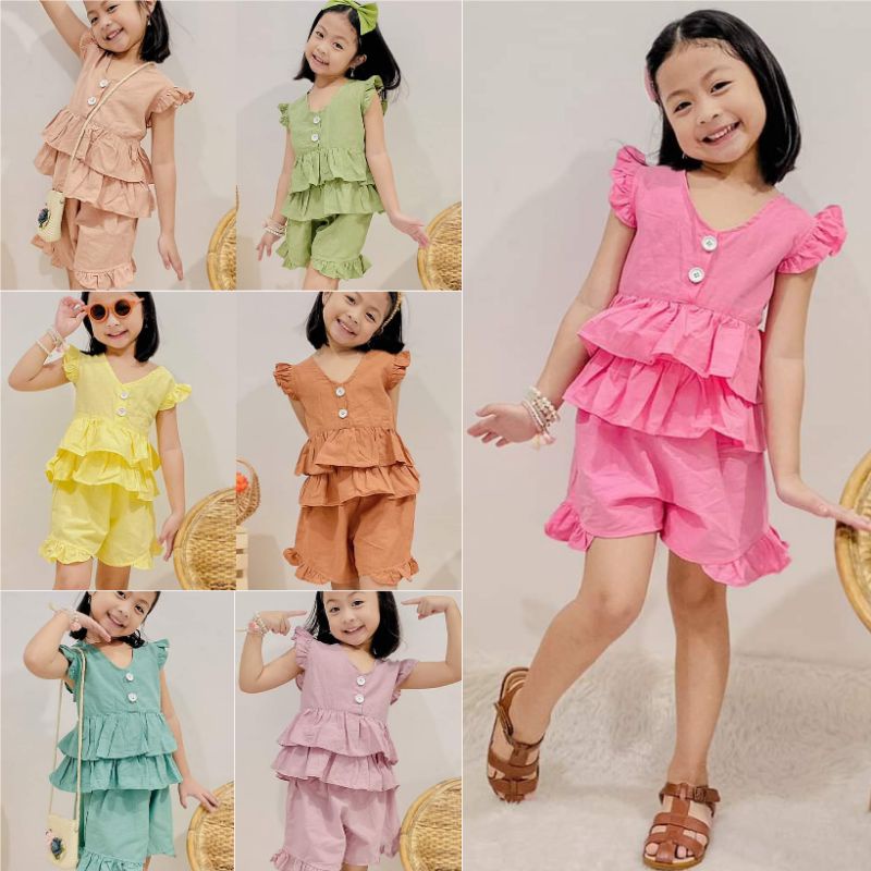 ATC ALEX TERNO (TOP & SHORT) (5-7 Y/O) | Shopee Philippines