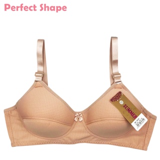 Buy 3/4 Cup Push Up Bra Bralette Thin Cotton Wireless Small Bra Comfortable  Solid Underwear Young Girl Brassiere B Mode Yellow Cup Size 70B at