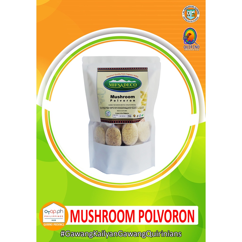 MIFSADECO Mushroom Polvoron | Shopee Philippines