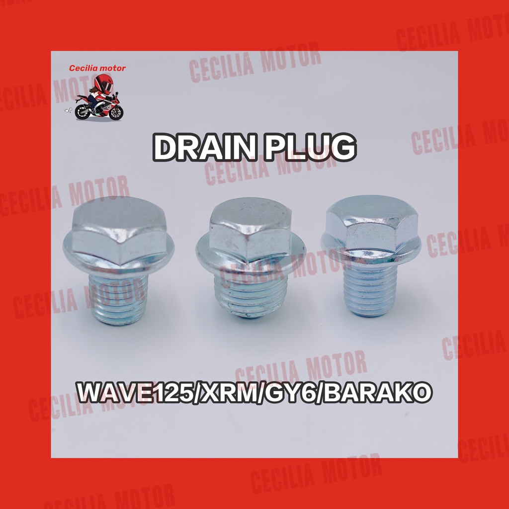 MOTORCYCLE PARTS DRAIN PLUG FOR WAVE125 /WAVE100/XRM/GY6/BARAKO