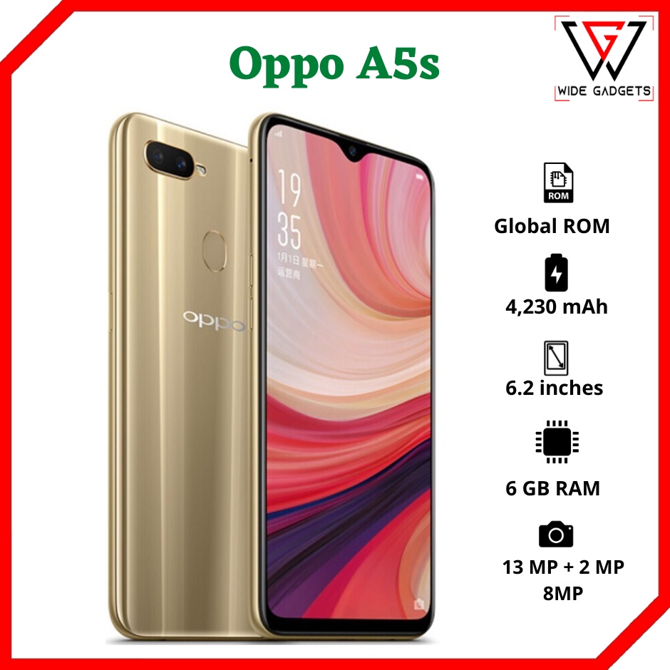 Oppo A5s Global Version | 6.2 inches | 4230 mAh | Shopee Philippines