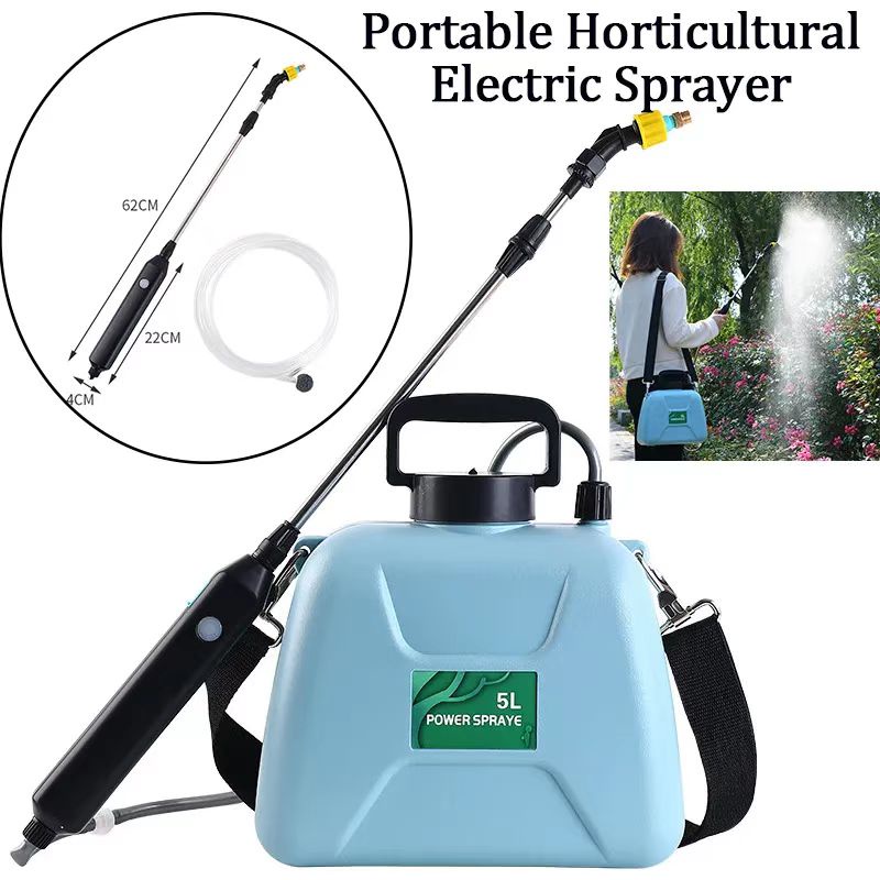 2022 5L Electric Sprayer Garden Shoulder Rechargeable Garden Sprayer ...