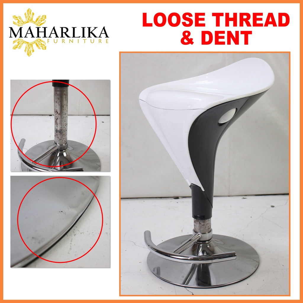 Maharlika SlightlyDamage2062 Bar Stool Chair CBR Adjustable Height