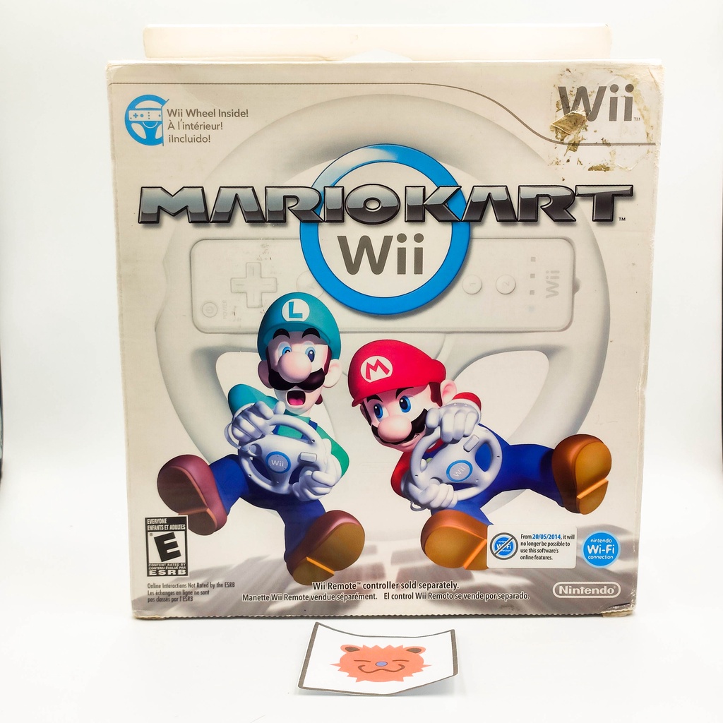Mario kart Wii video game for Nintendo Wii With big box and Nintendo