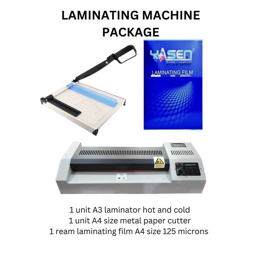 NEW Package Set Laminator machine with A4 Paper Cutter and A4