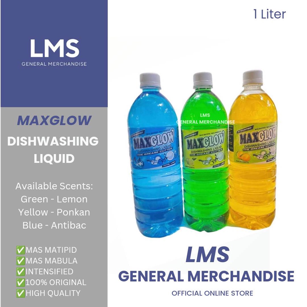 MAXGLOW DISHWASHING LIQUID 1 LITER Shopee Philippines