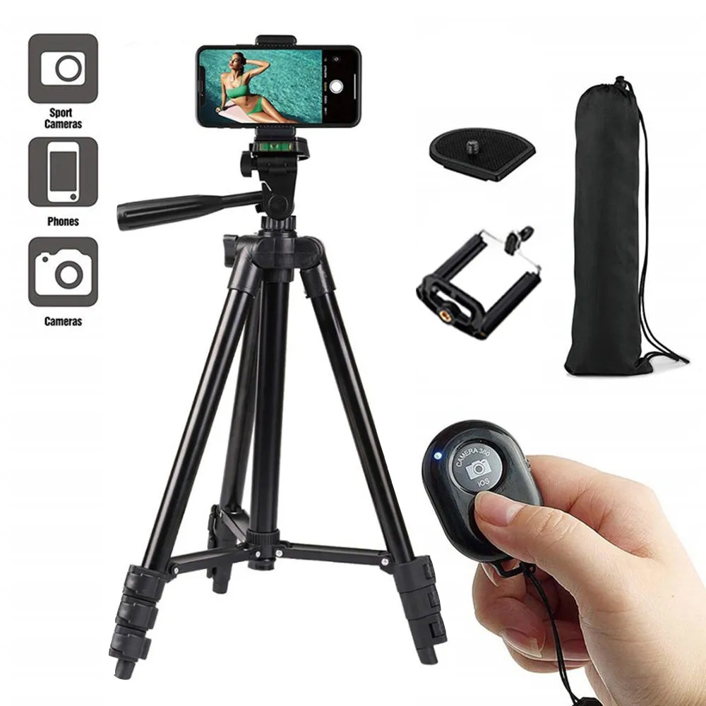 Tripod Bluetooth remote control camera tripod portable mobile phone