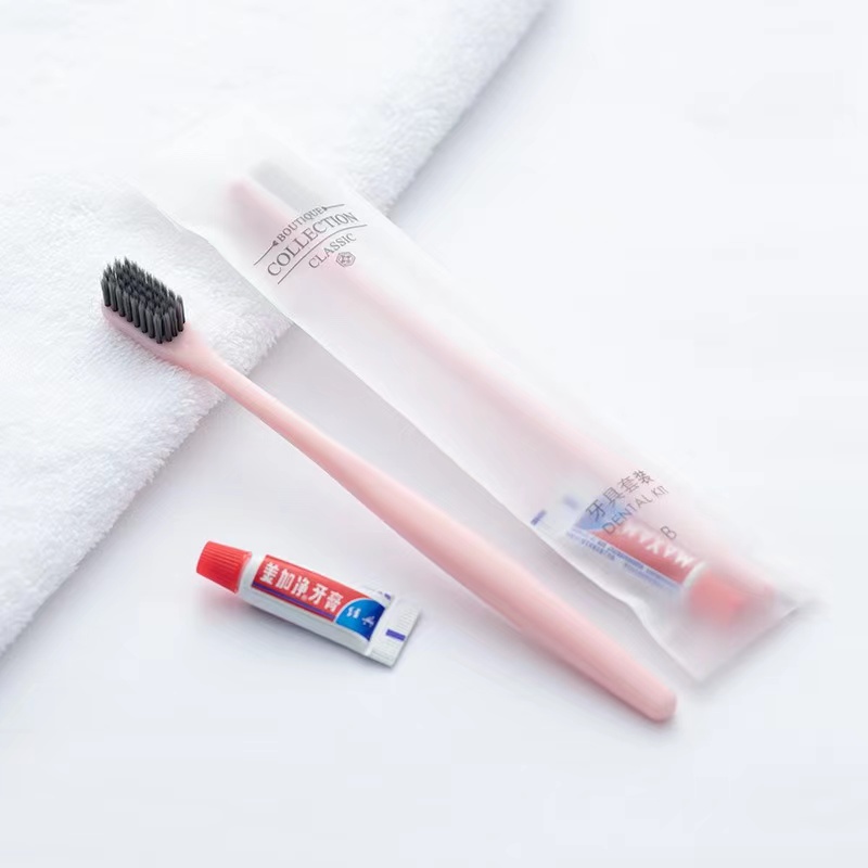 Disposable Toothbrush Travel Dental Kit (With Toothpaste) | Shopee ...
