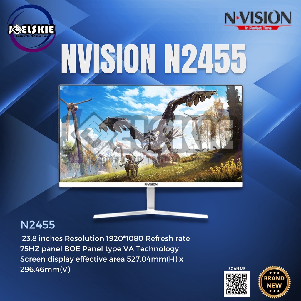 Nvision N2455 Pro 24inch 100hz Monitor IPS 100Hz Full HD I Gaming ...