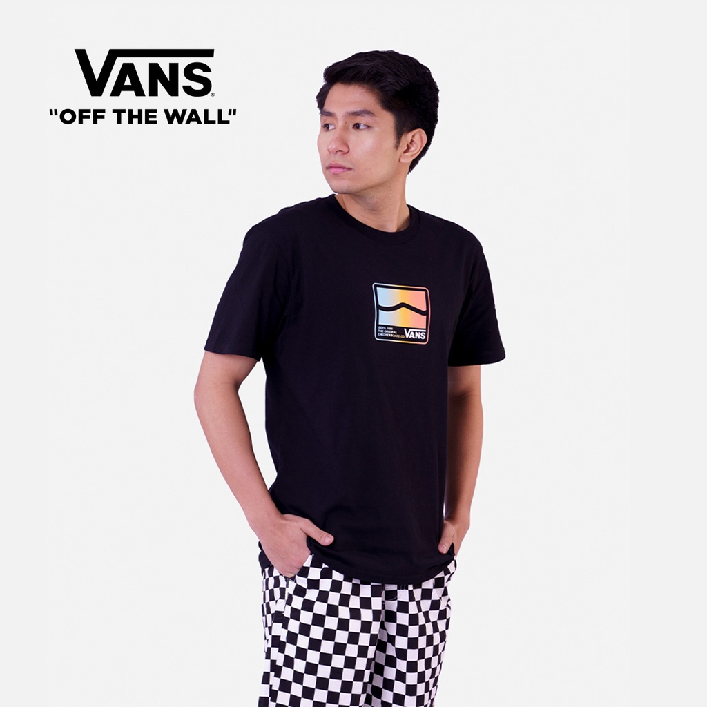 Vans Men's HiGrade Short Sleeves Black Cotton TShirt Shopee Philippines