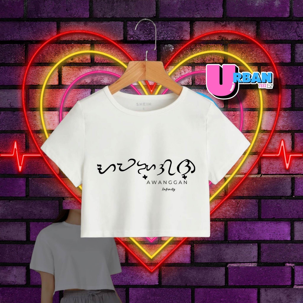 CROP TOP BAYBAYIN WHITE SHIRT FOR TEENS 2 Shopee Philippines