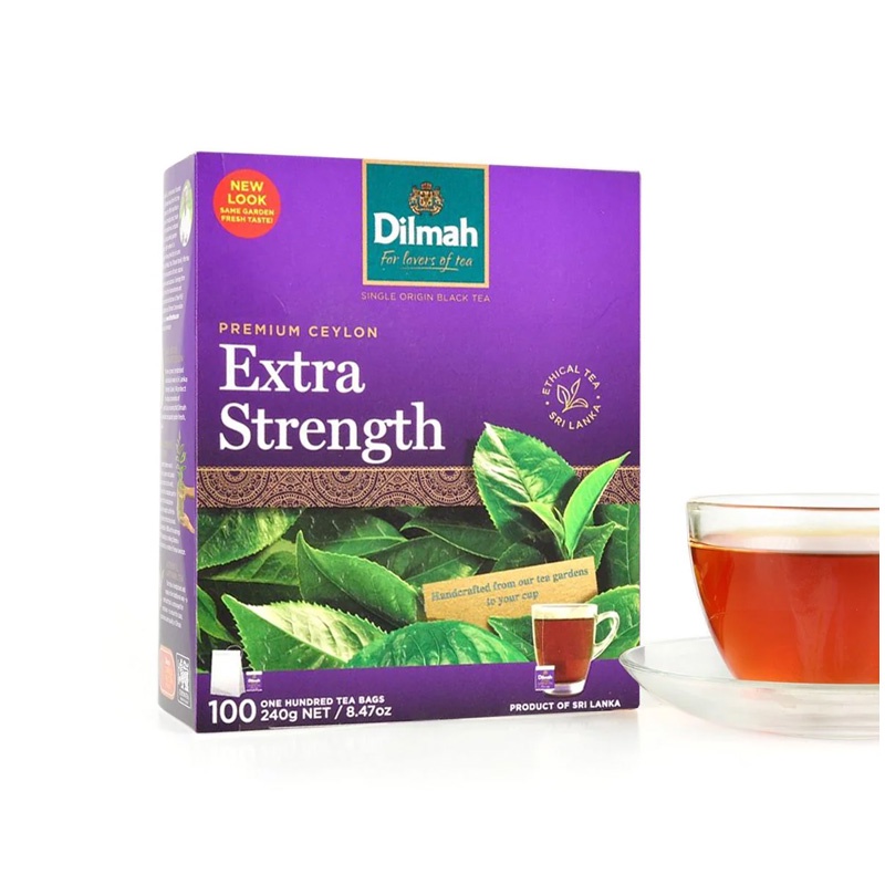 Dilmah Extra Strength Black Tea - String and Tags 100's | Shopee ...