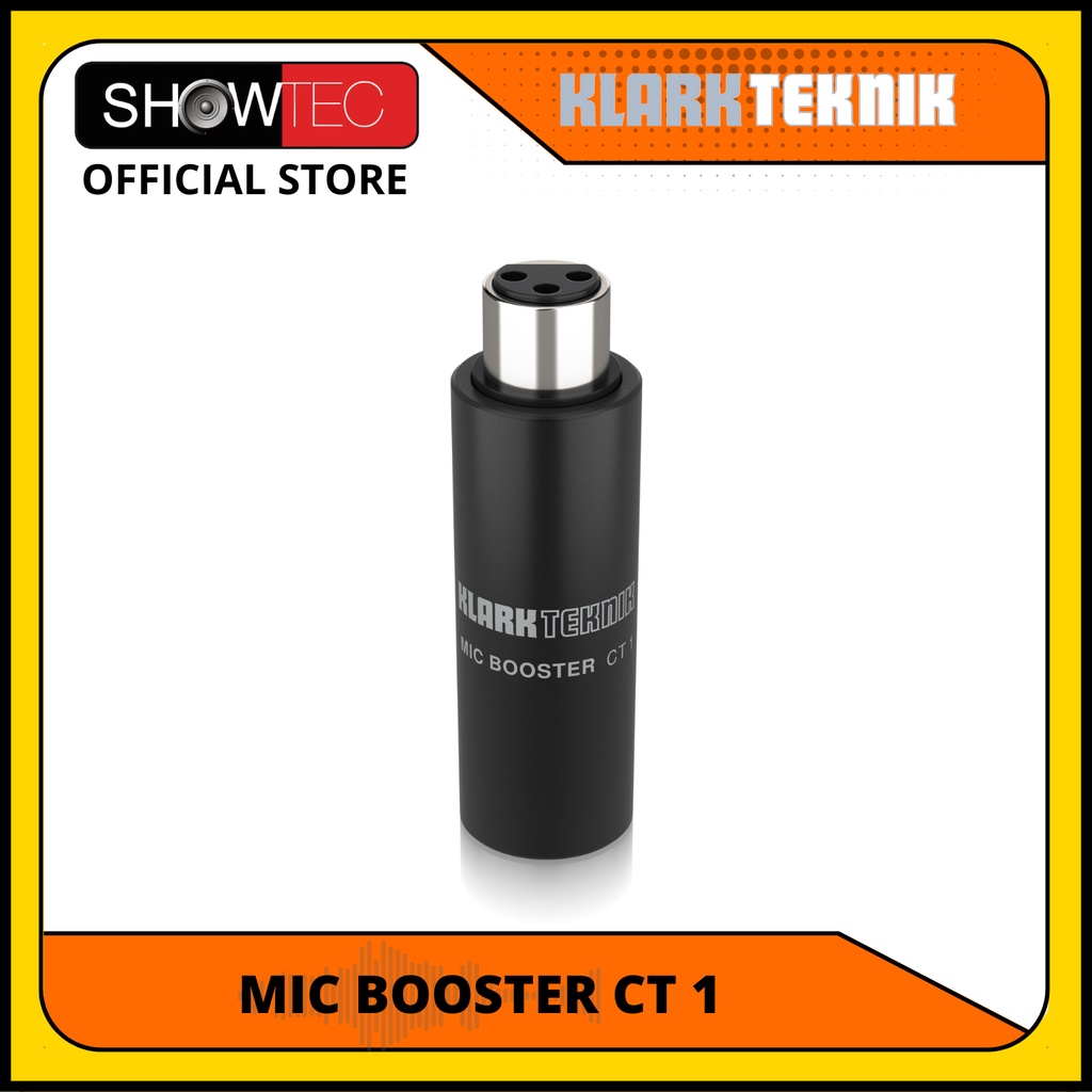 Klark Teknik MIC BOOSTER CT 1 Compact Dynamic Microphone Booster with ...